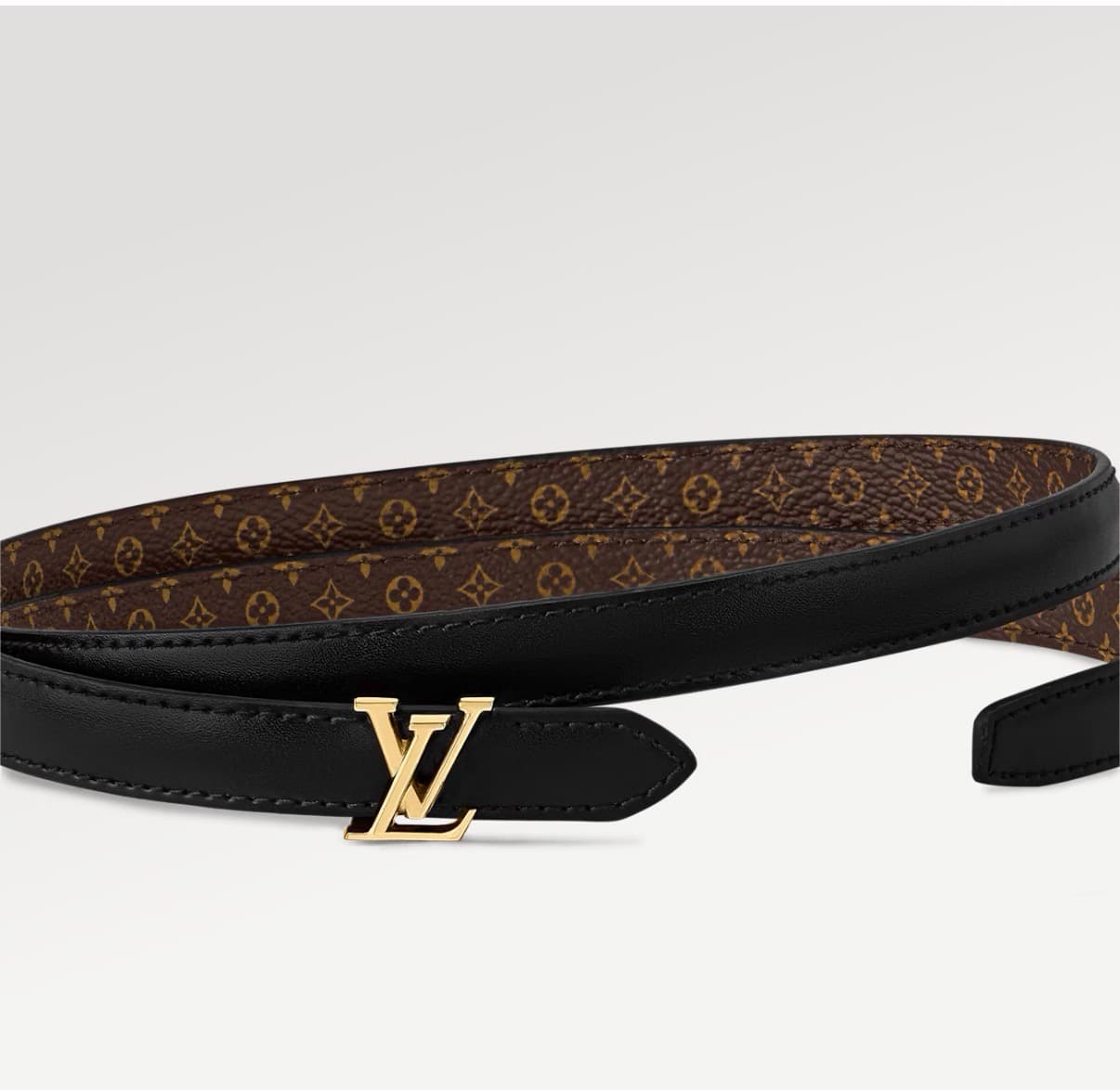 Louis Vuitton Ceinture Femme LV mini 15 mm réversible — vue 2
